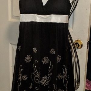 Black and Ivory dress